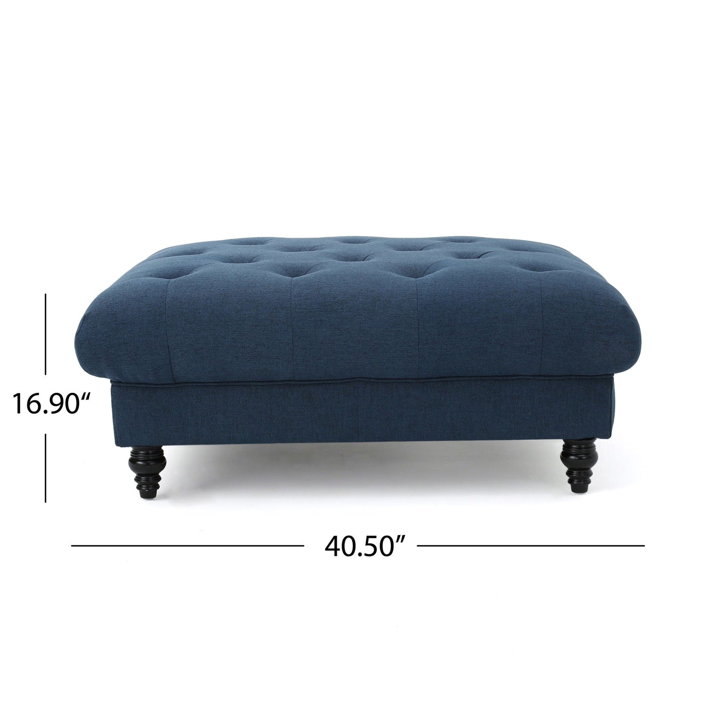 Madrid - Tufted Ottoman Footrest Noble House
