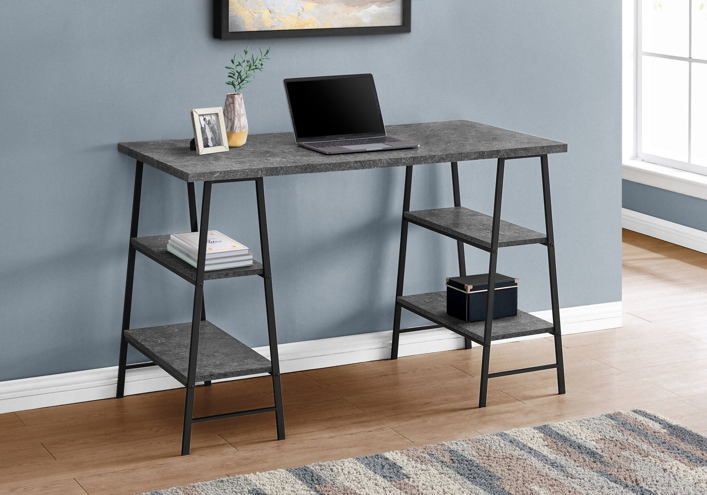 Computer Desk For Home Office, Laptop, Storage Shelves, Contemporary & Modern 8th Street