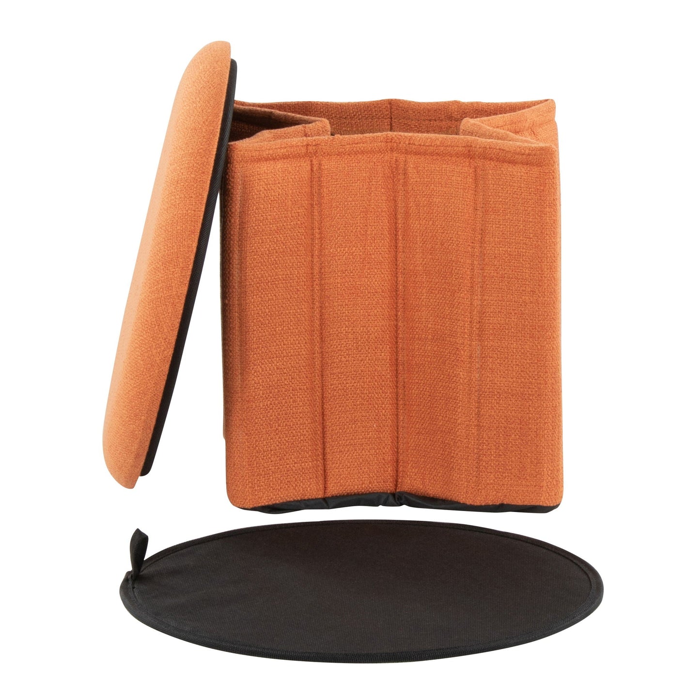 Lindsey - Contemporary / Glam Folding Storage Ottoman Lumi Source