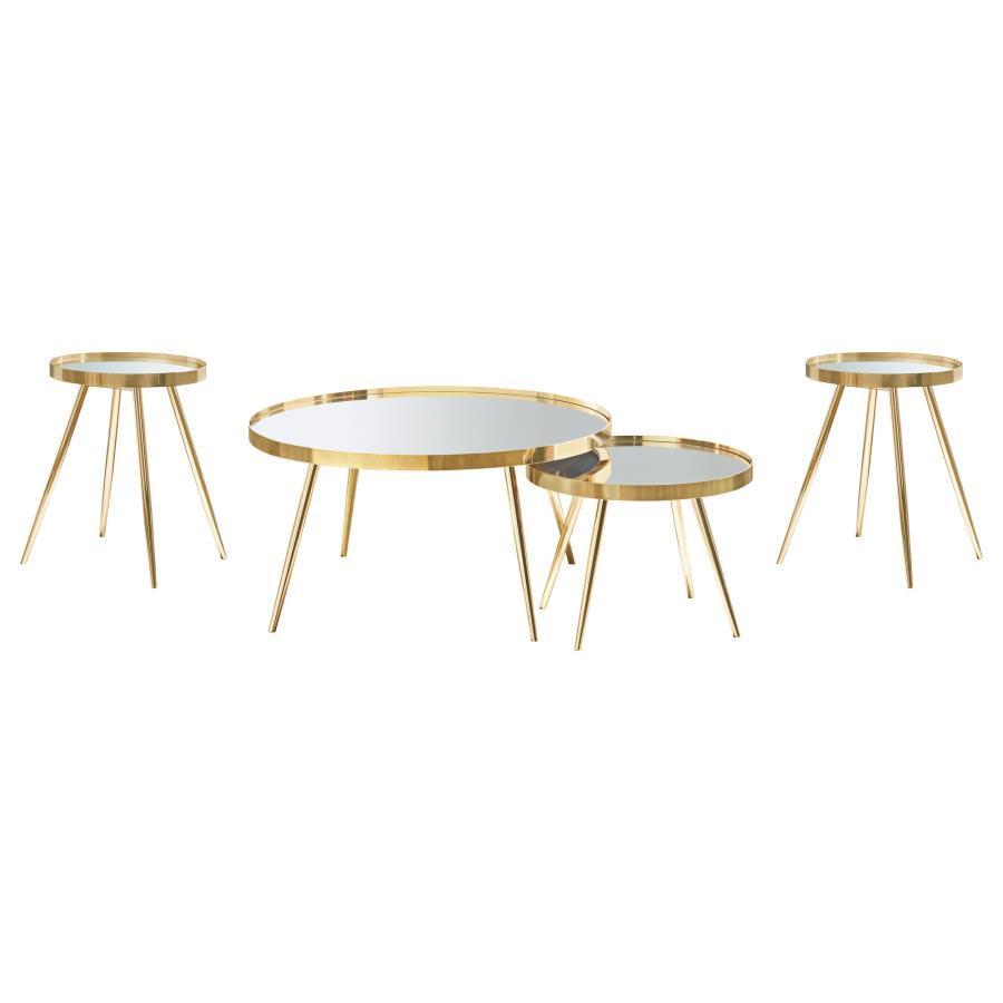 Kaelyn - Round Coffee And End Table Set Coaster Fine Furniture