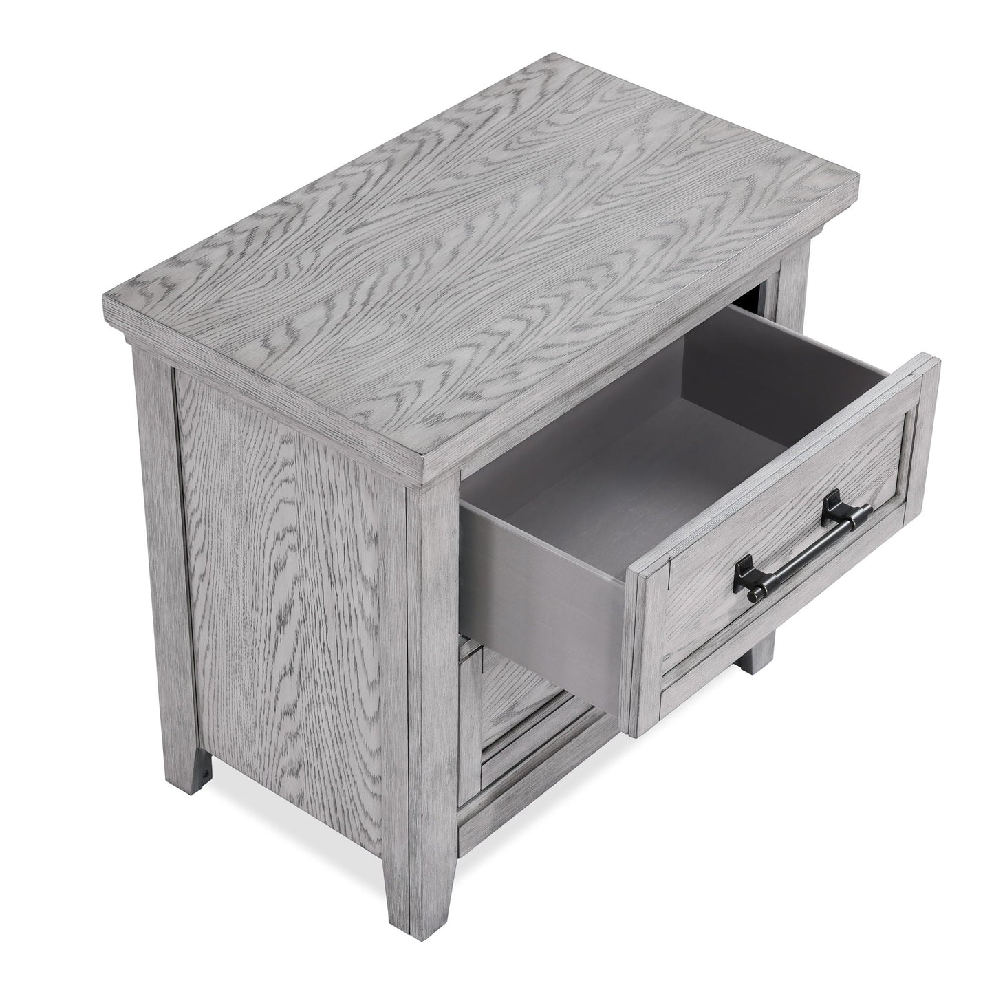 Beckett - Nightstand - Greige Crown Mark