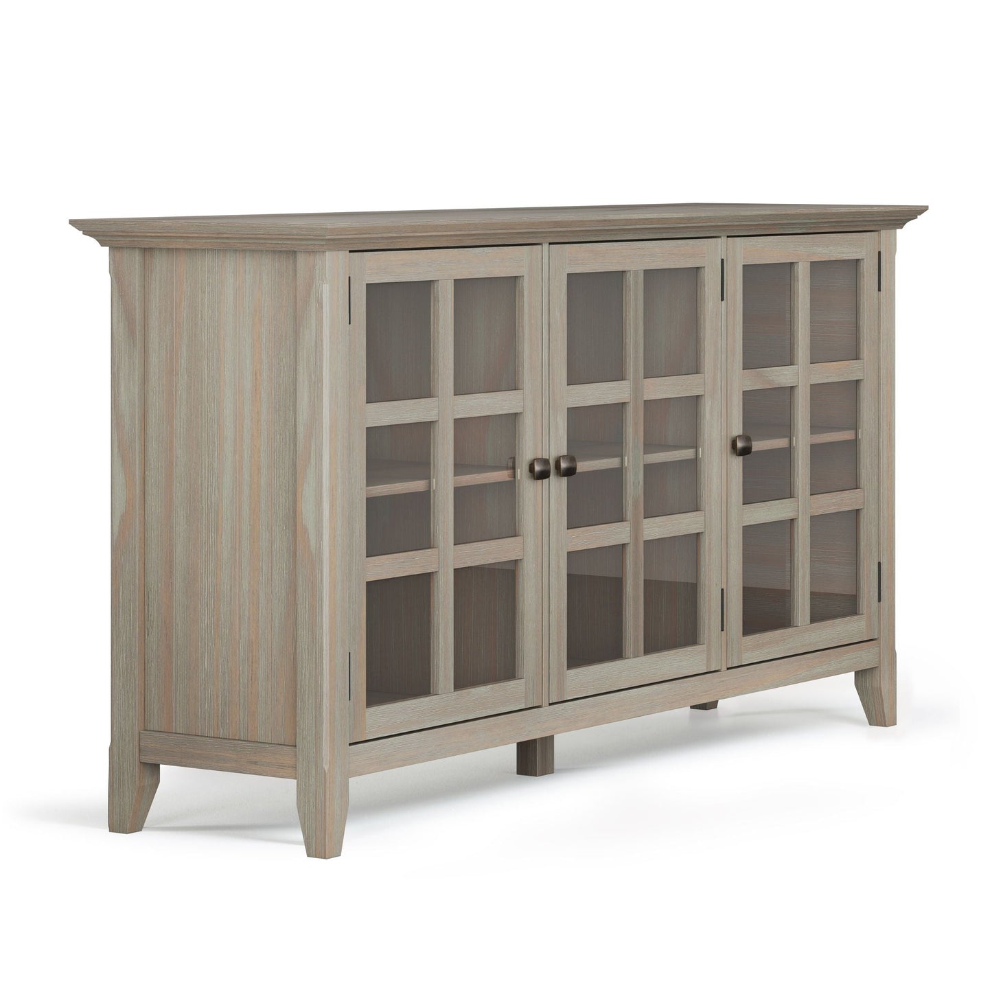 Acadian - Wide Storage Cabinet Handcrafted Simpli-Home