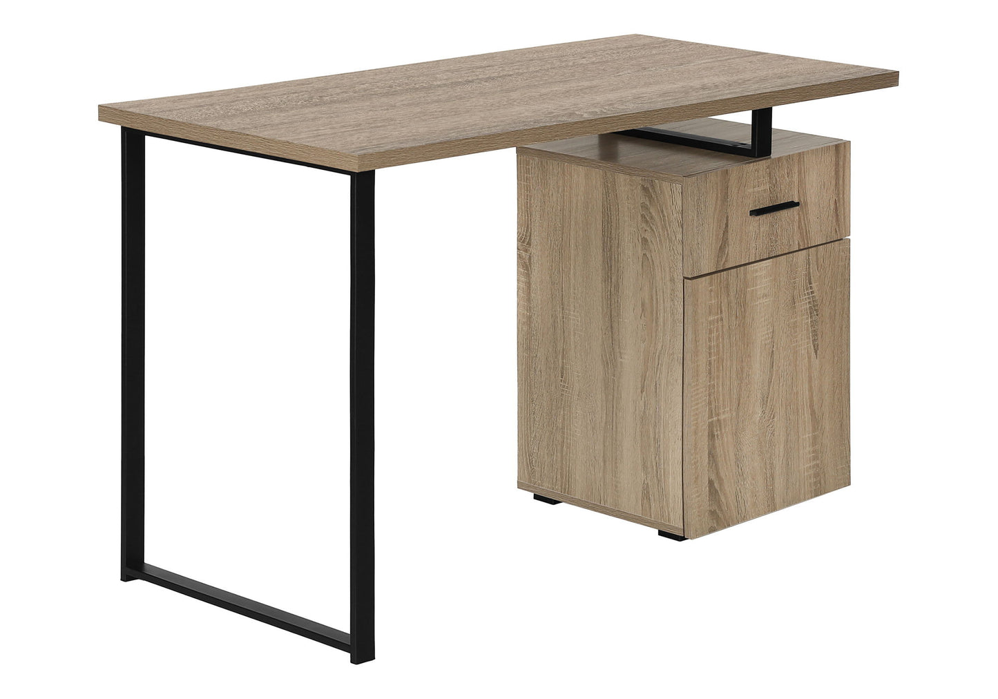 Computer Desk, Home Office, Laptop, Left, Right Set-Up, Storage Drawers, Work, Contemporary, Modern 8th Street