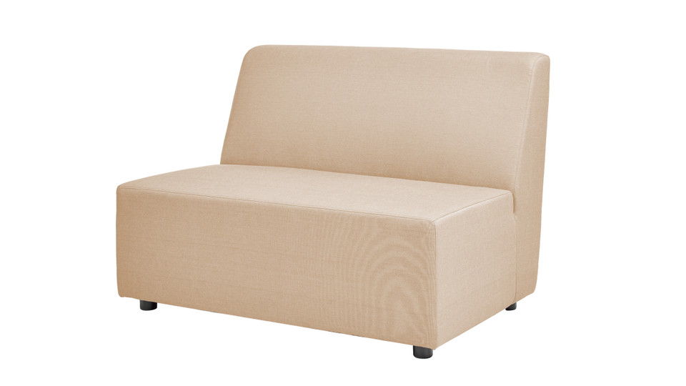 Cleo - Modular Upholstered Deep Seating Patio Armless Loveseat Jennifer Taylor Home