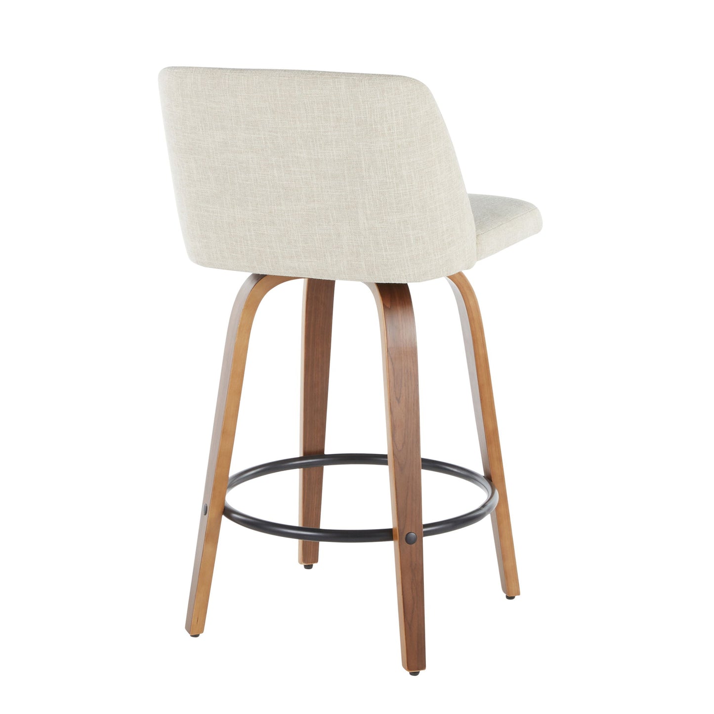 Toriano - Mid-Century Modern Counter Stool (Set of 2) Lumi Source