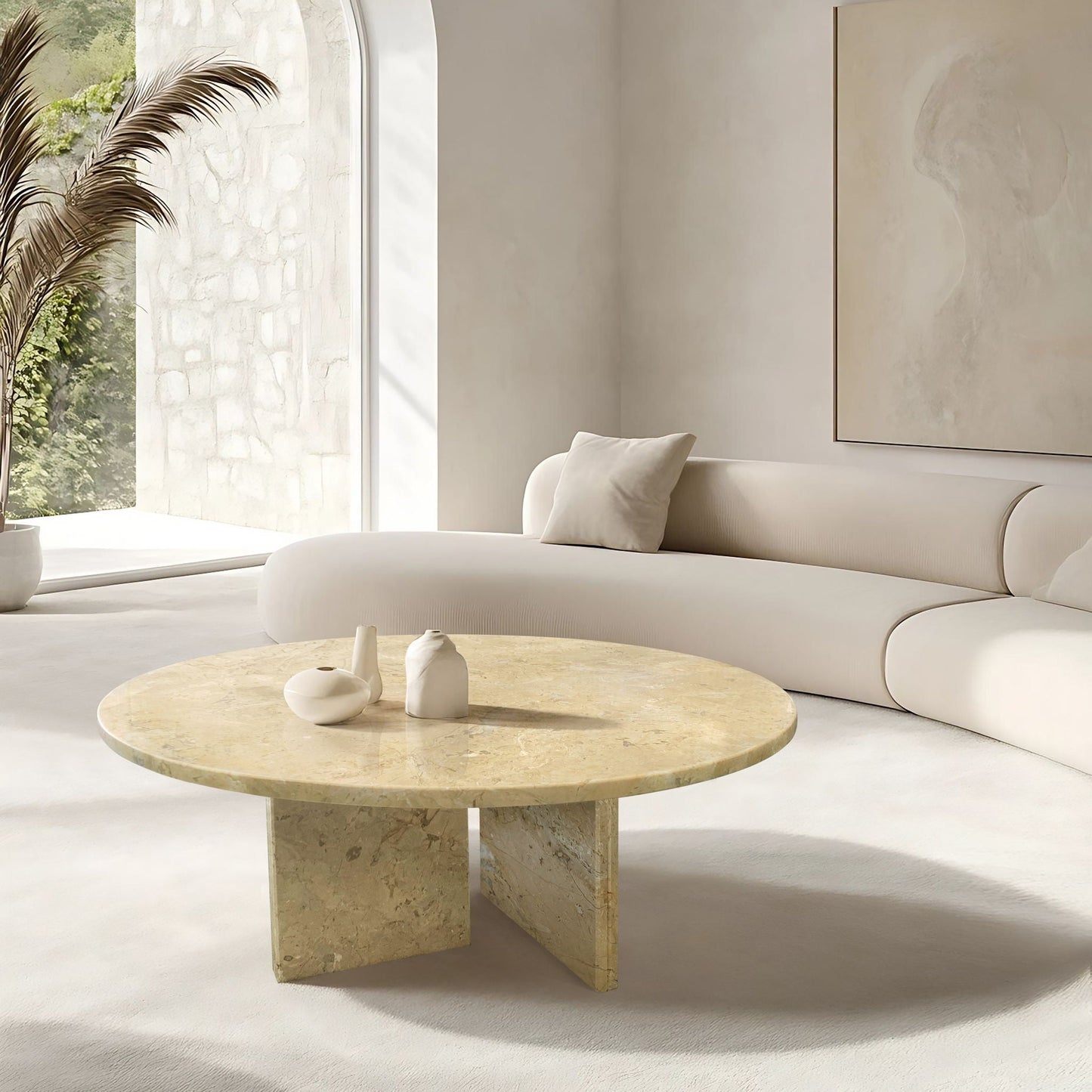 Luxury Coffee Table With Unique Veining, Unique Stone Design Home Essentials