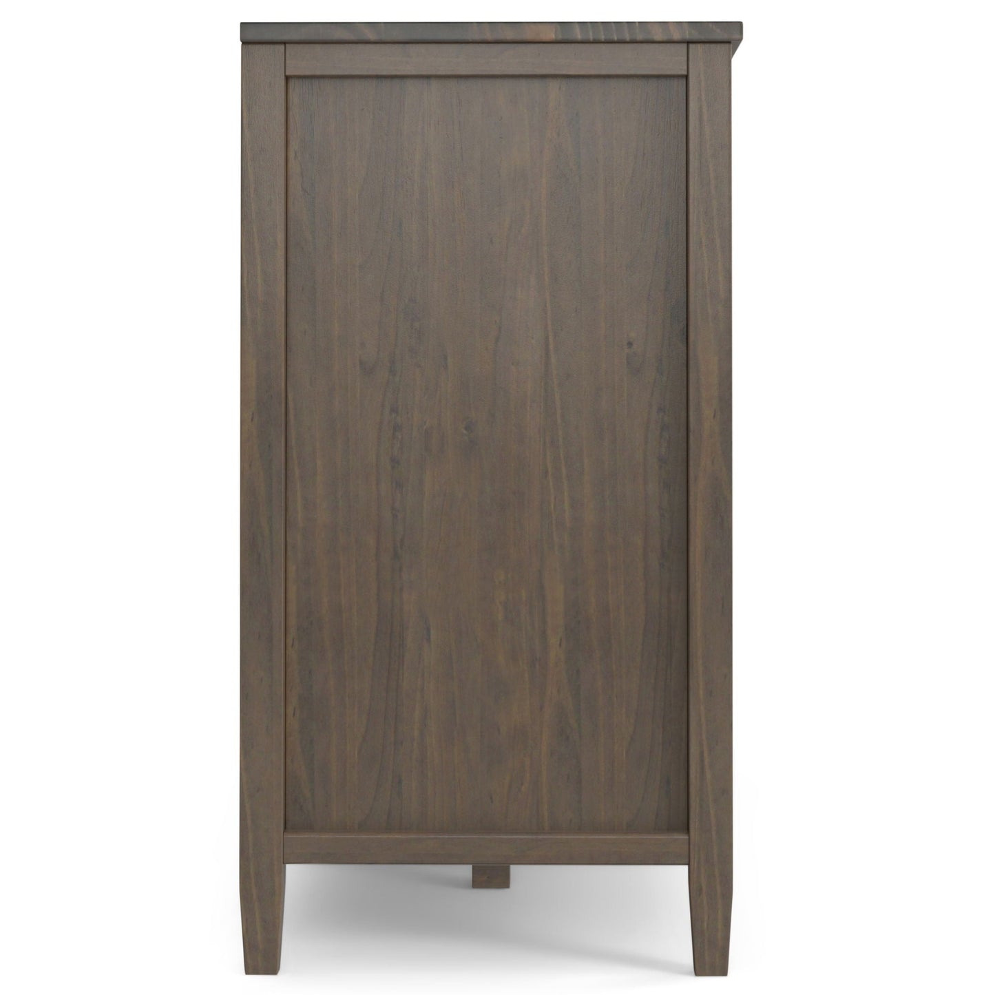Ela - Wide Storage Cabinet - Smoky Brown Simpli-Home