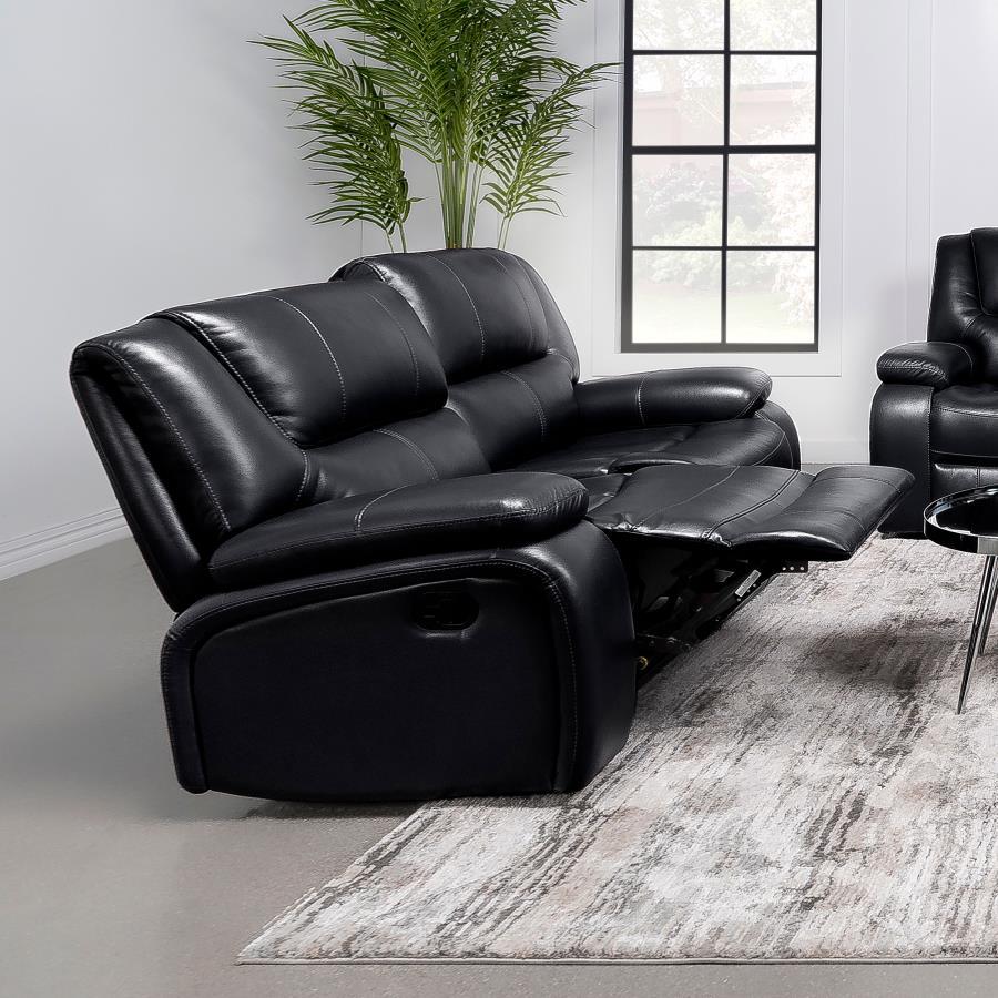 Camila - Upholstered Motion Reclining Loveseat Coaster Fine Furniture