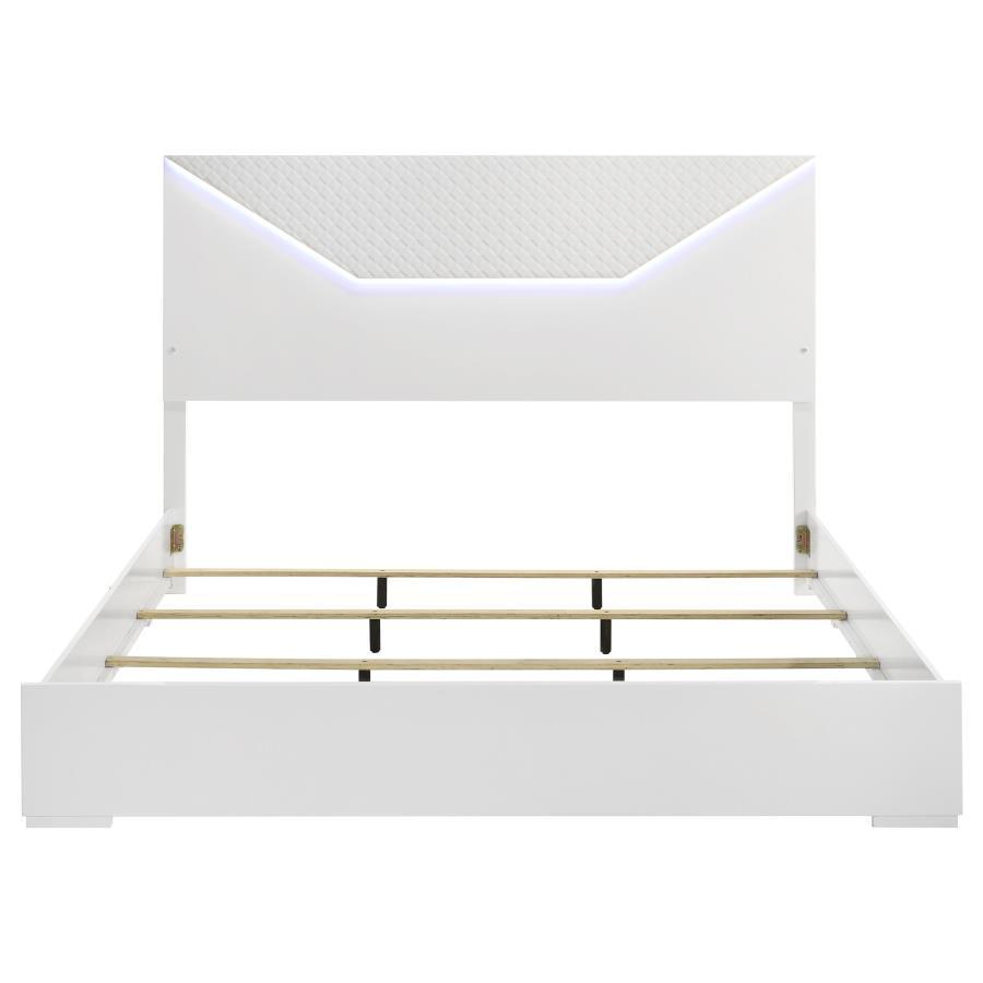 Ives - Panel Bed LED Headboard Coaster Fine Furniture