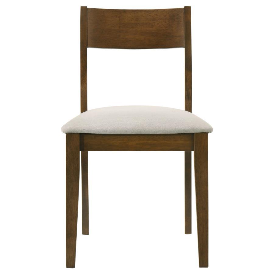 Almonte - Dining Chair Upholstered Seat (Set of 2) - Dark Brown Coaster Fine Furniture