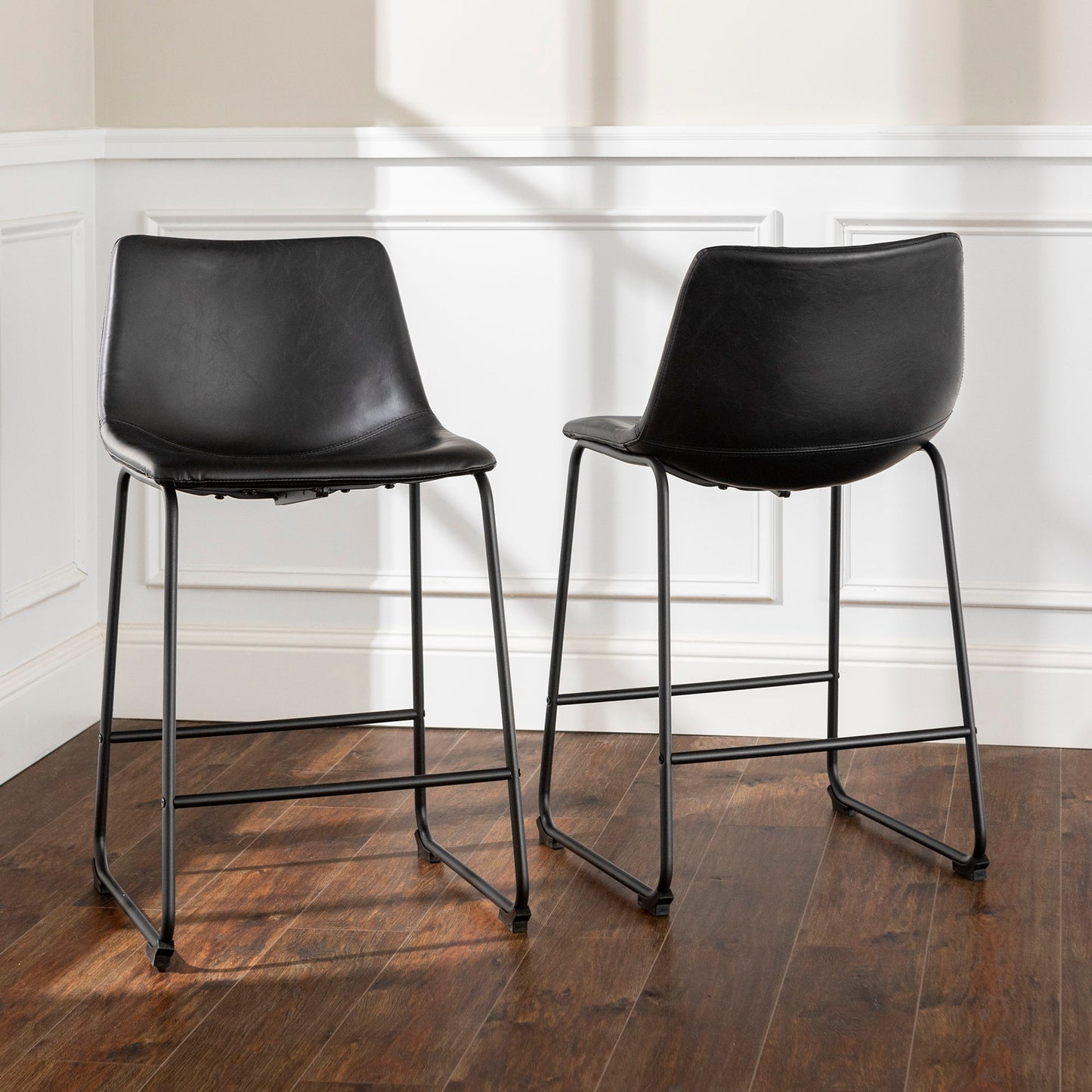 Industrial Counter Stools (Set of 2) Walker Edison
