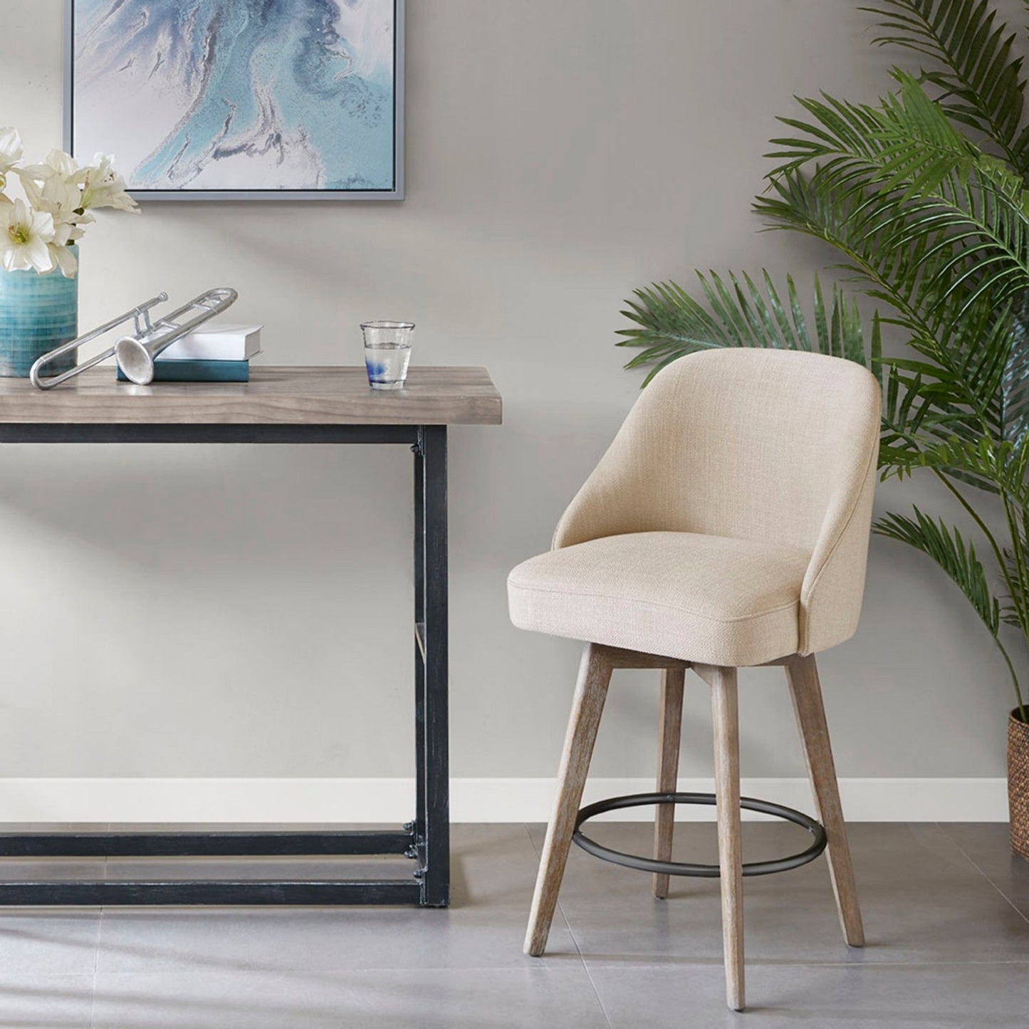 Counter Stool With Swivel Seat JLA