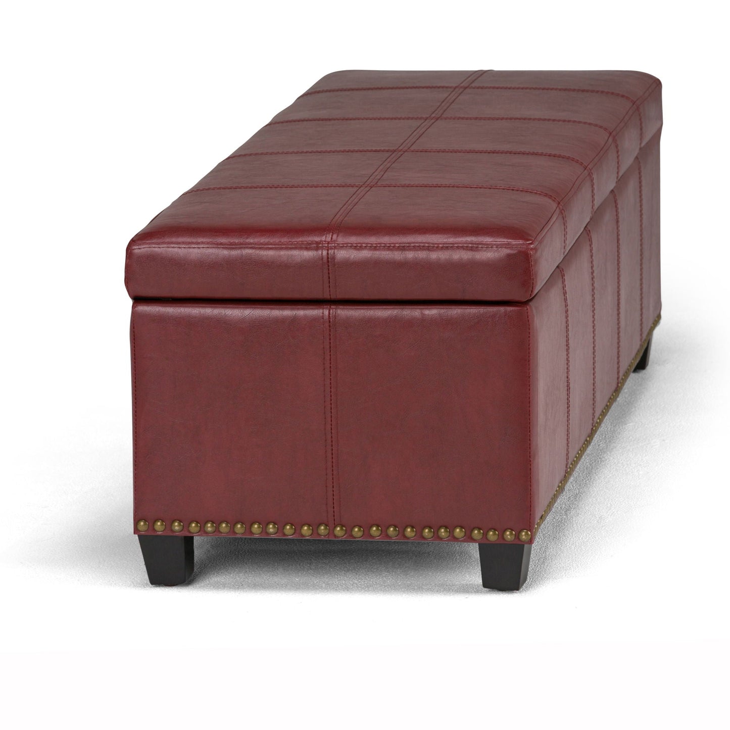 Kingsley - Upholstered Large Storage Ottoman Simpli-Home