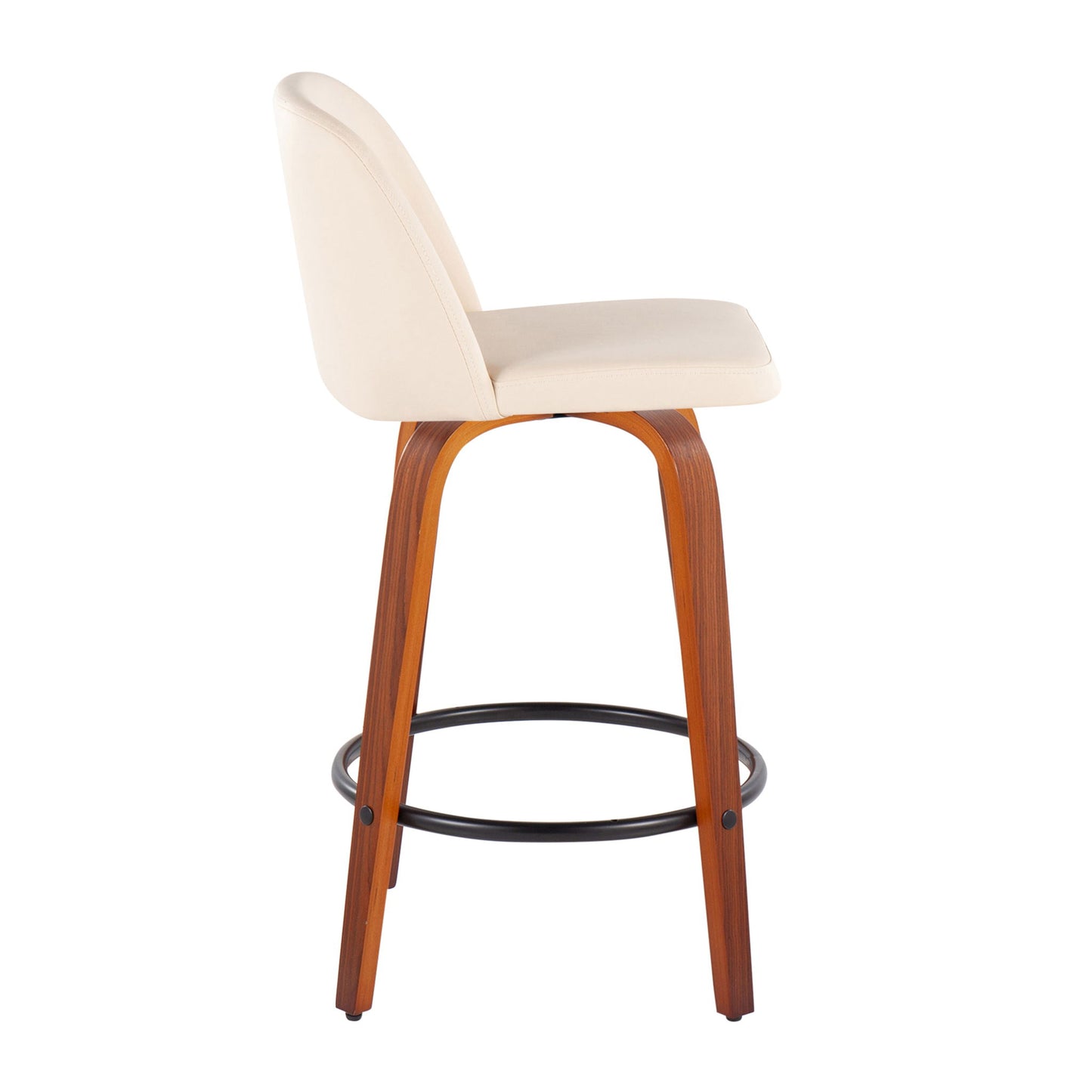 Toriano - Mid Century Modern, Counter Stool (Set of 2) Lumi Source
