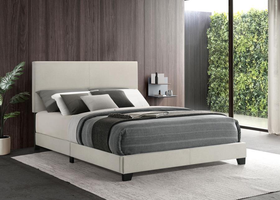Dorian - Upholstered Panel Bed CoasterEveryday