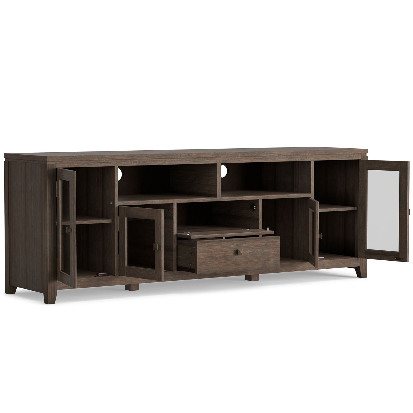 Cosmopolitan - Handcrafted Wide TV Media Stand Simpli-Home