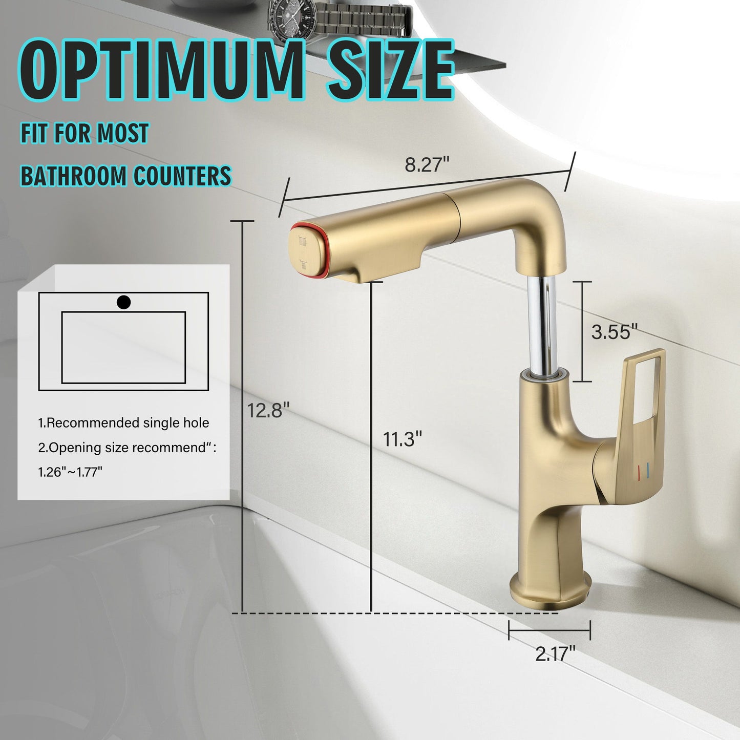 Pull Down Vessel Faucet With Lift Spout & Dual Spray Modes Daily Nest