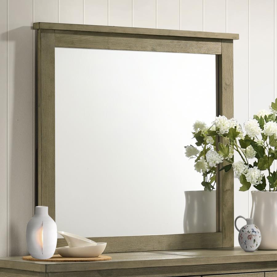 Hazlewood - Dresser Mirror - Vineyard Oak Coaster Fine Furniture
