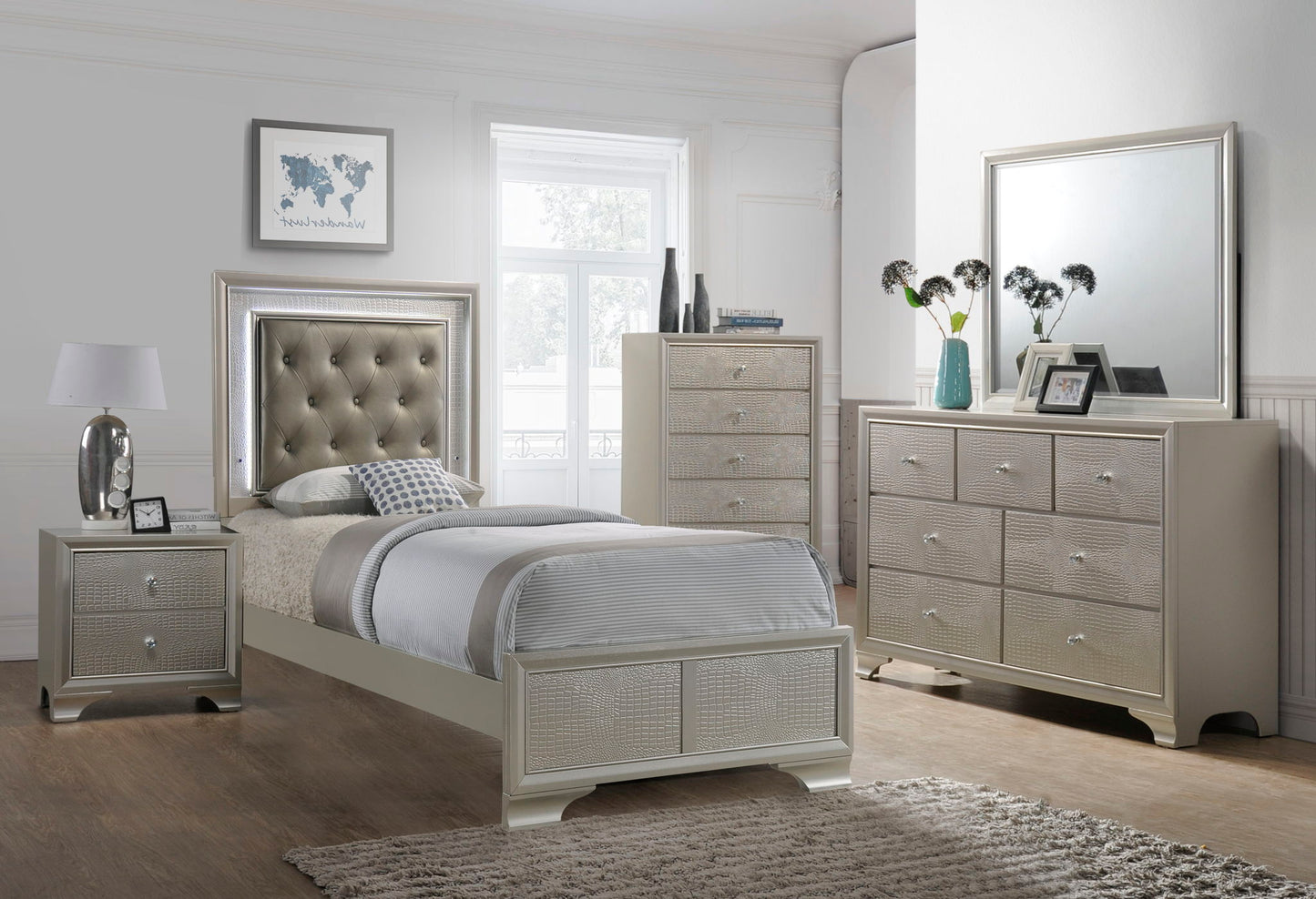 Lyssa - Bedroom Set Crown Mark