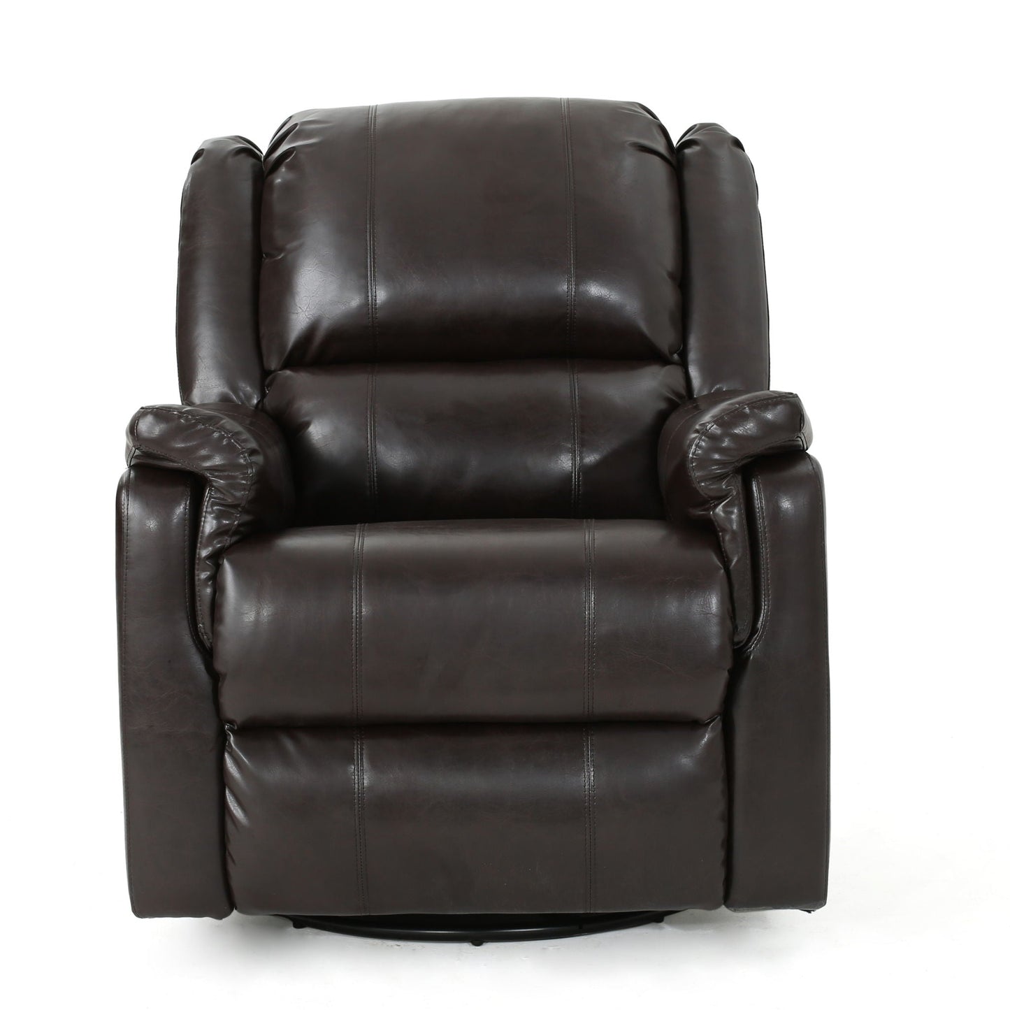 Glider Recliner With Swivel, Manual Reclining Chair Noble House