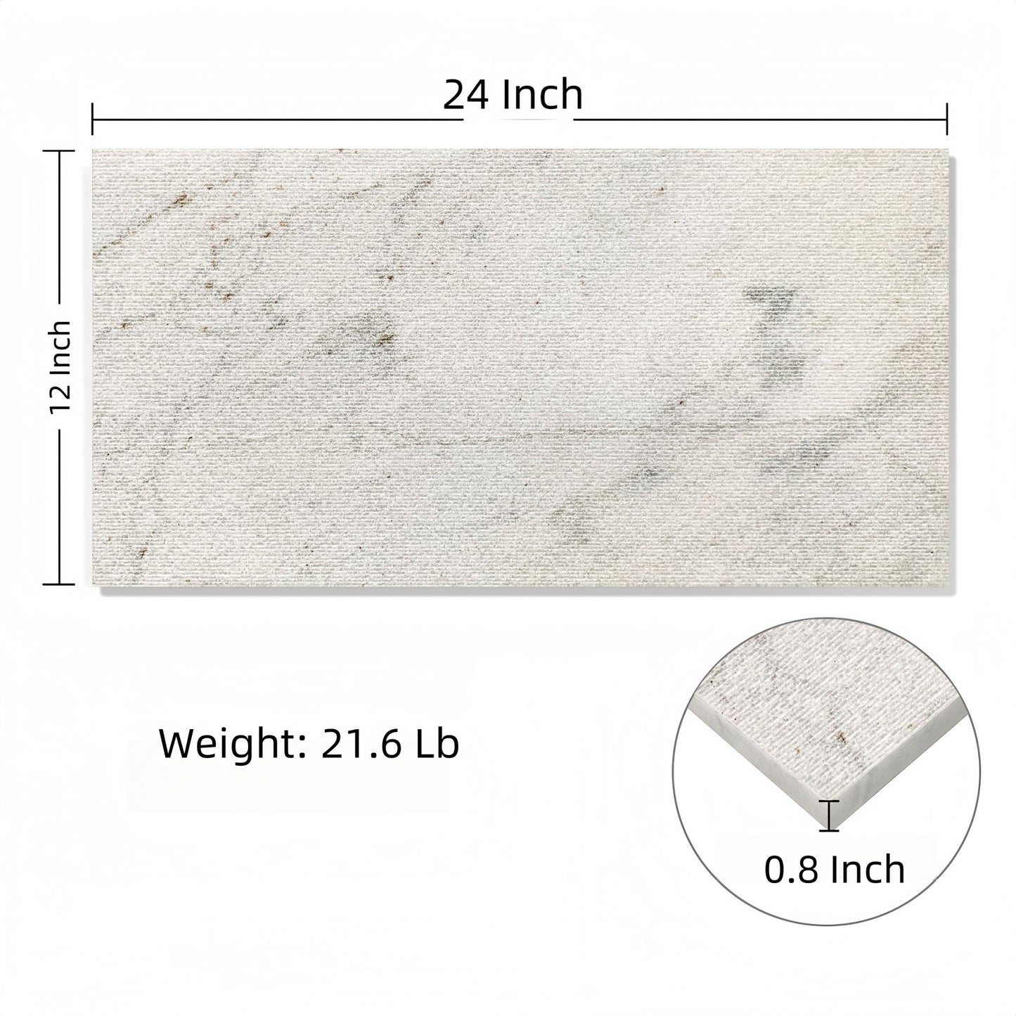 Textured Finished, 3D Tiles For Wall Decoration (Set of 4) Daily Nest