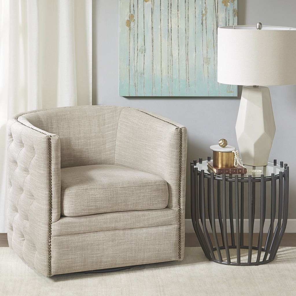 Capstone - Swivel Chair - Cream Madison Park