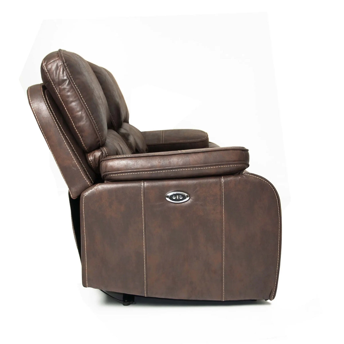 Power Reclining Sofa With Built In USB Port - Chocolate Home Essentials