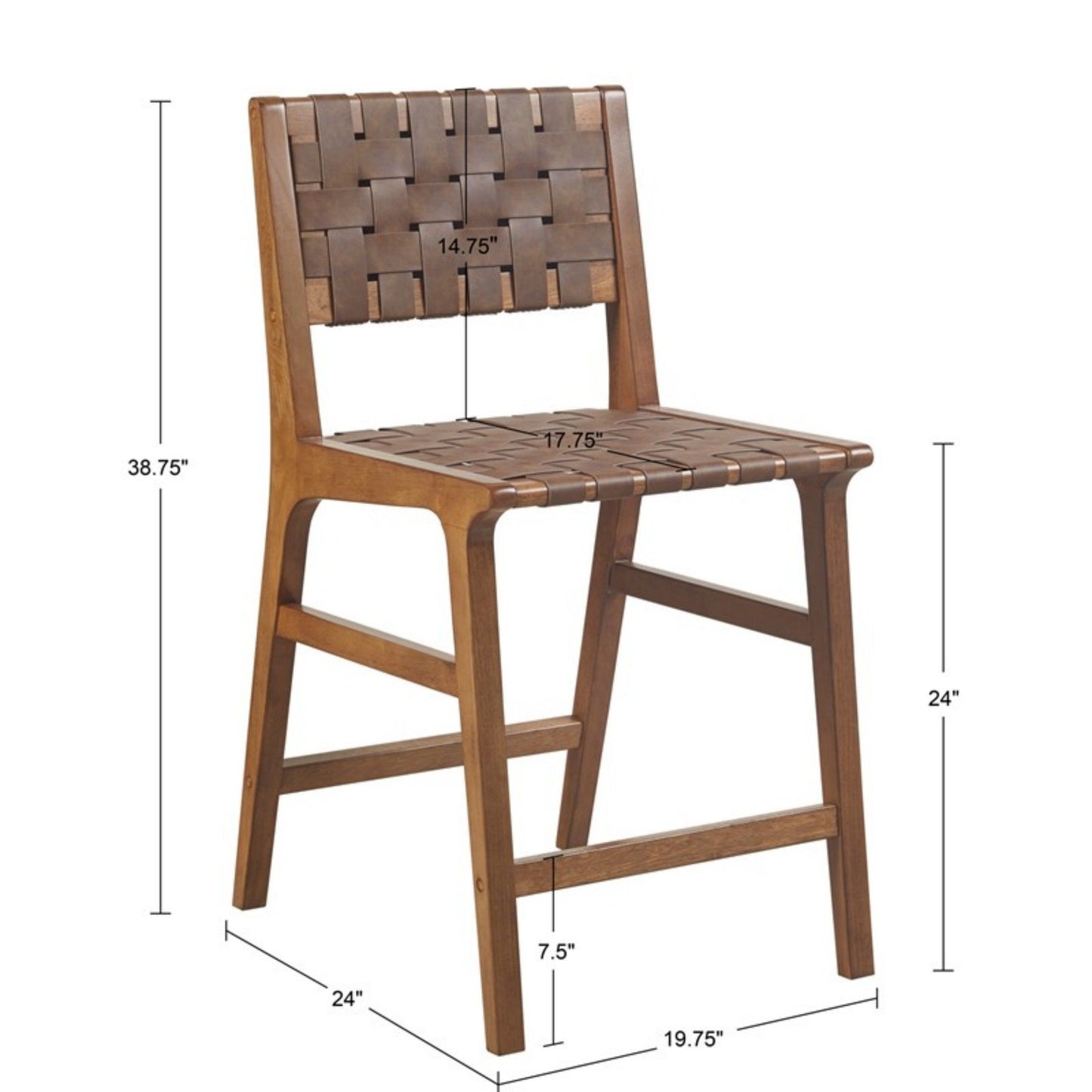 Oslo - Counter Stool - Brown JLA