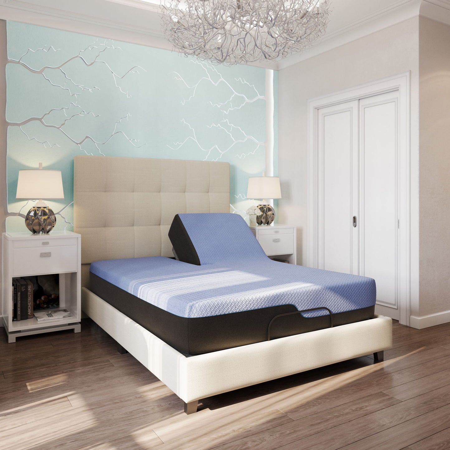 Refresh - 12" Flex Head Hybrid Cooling Gelcare Memory Foam And Coil Mattress Remedy Sleep