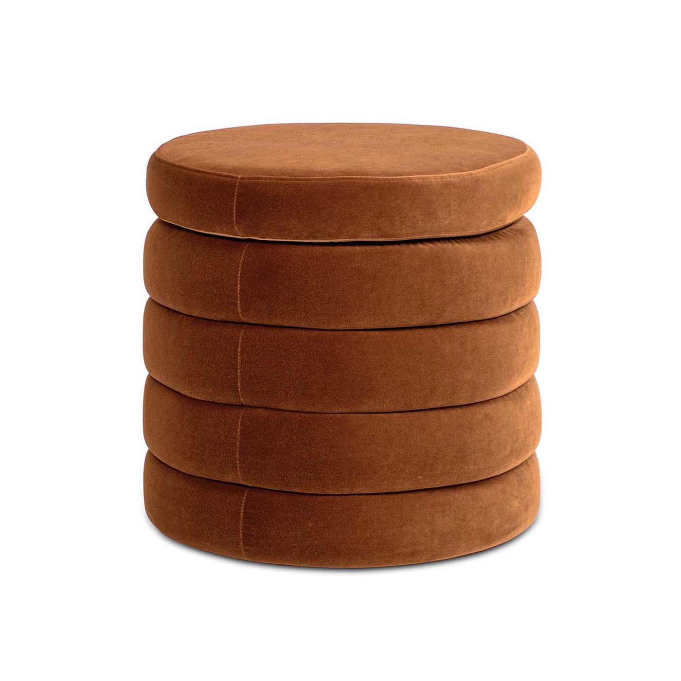 Fuji - Oversized Round Storage Ottoman Jennifer Taylor Home