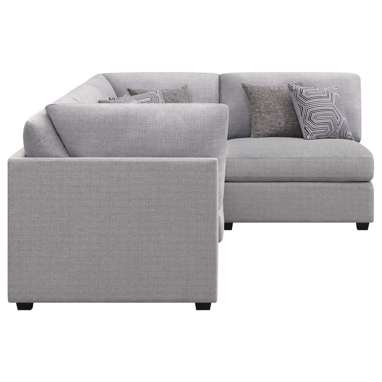 Lafayette - Modular Upholstered Sectional Sofa - Gray Furniture Max