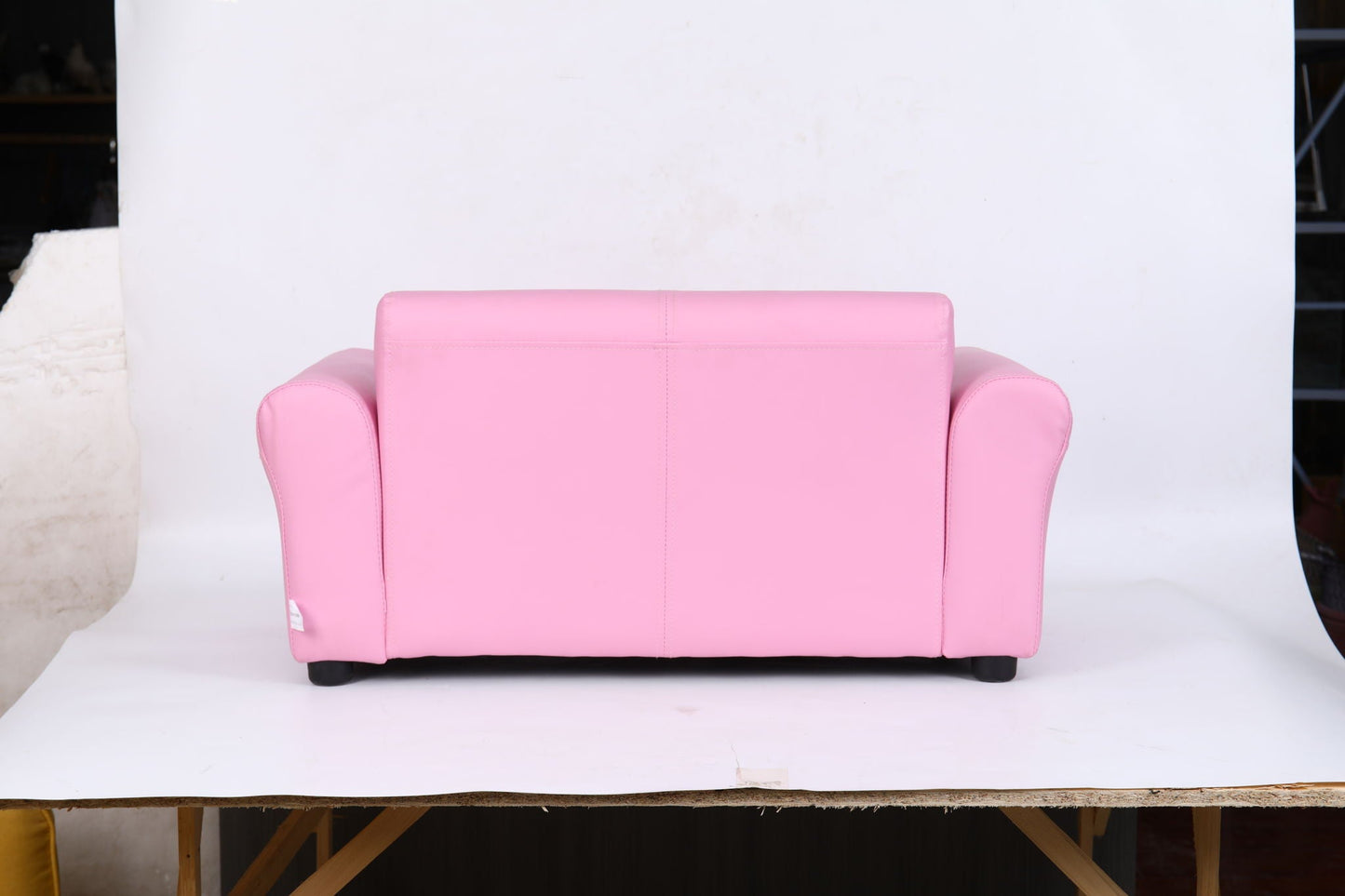 Kids Club Chair Sofa / Sectional And Ottoman - Pink Home Essentials