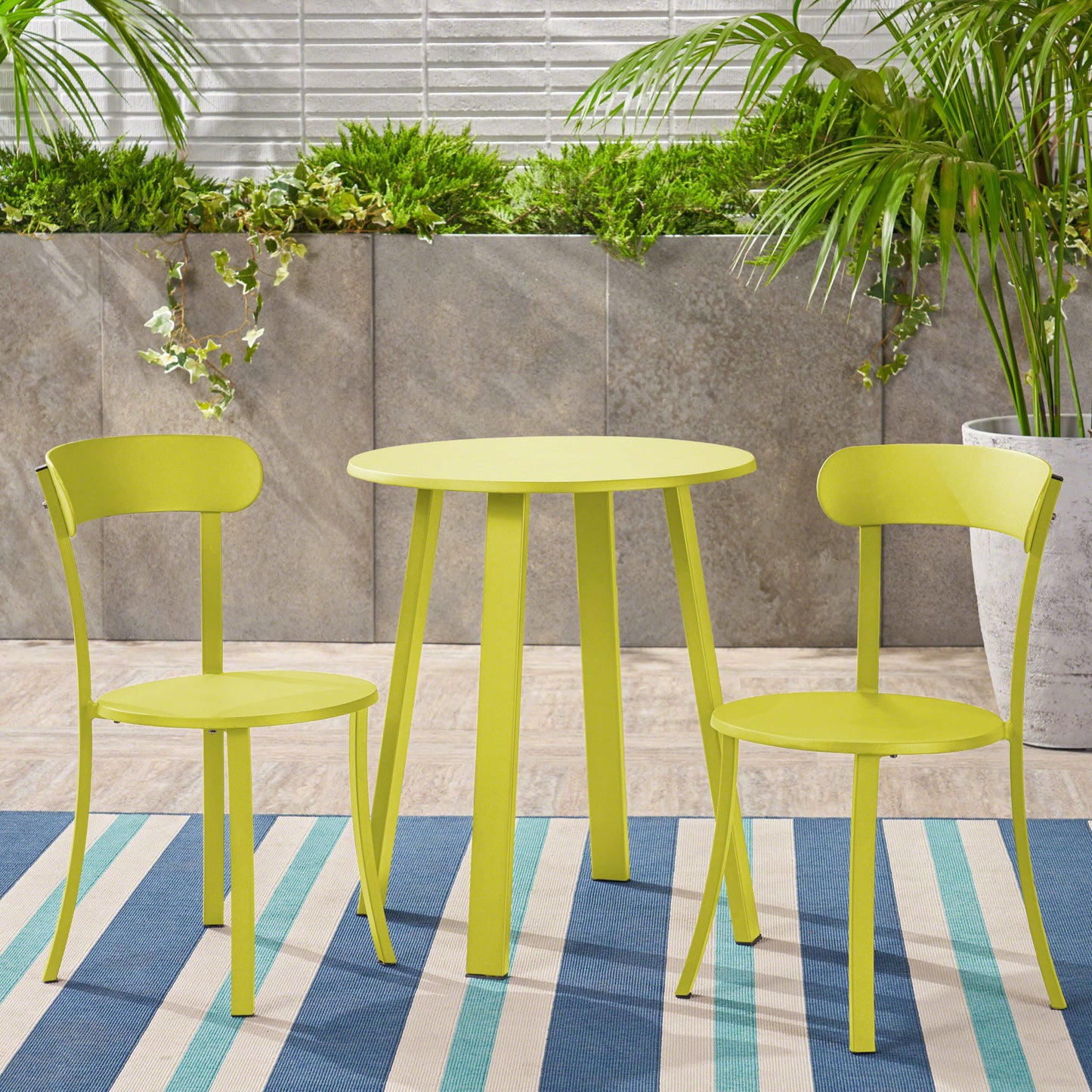 Barbados - Bistro Set - Green Noble House