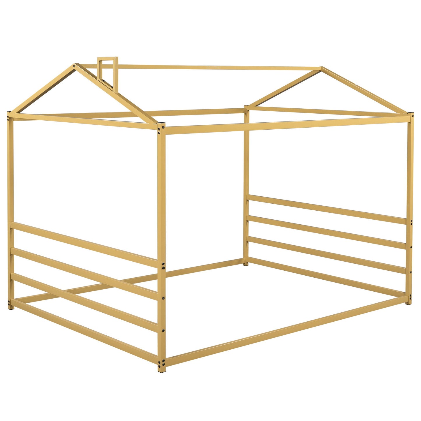 Metal House Shape Platform Bed Dreamland