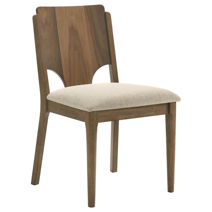 Crestmore - Dining Chair Upholstered Seat (Set of 2) - Walnut Coaster Fine Furniture