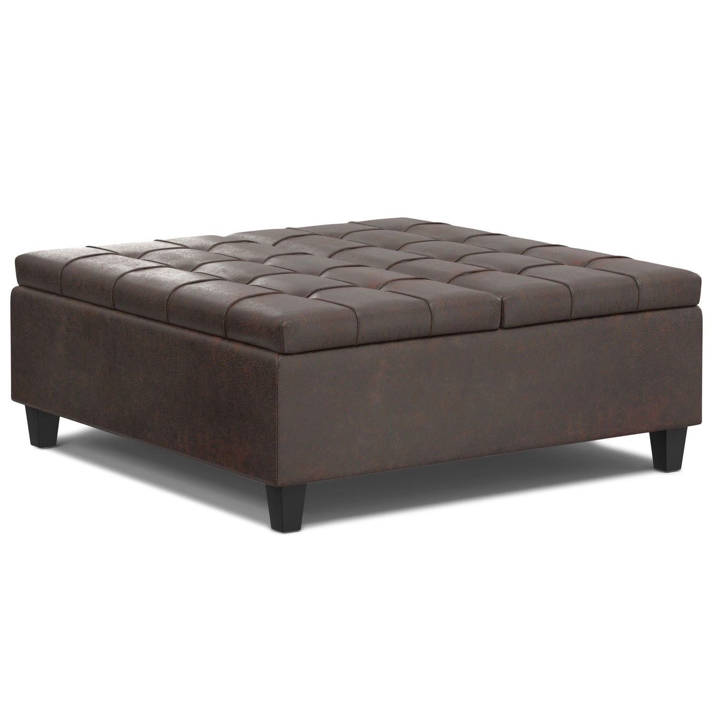 Harrison - Large Coffee Table Storage Ottoman Simpli-Home
