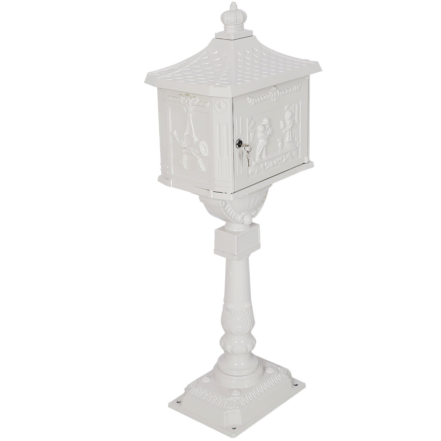 Cast Aluminum Mail Box, Postal Box, Mailbox Daily Nest