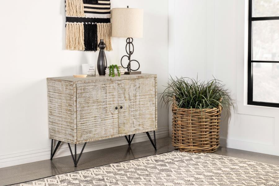 Eileen - 2 Door Wood Storage Accent Cabinet CoasterEssence