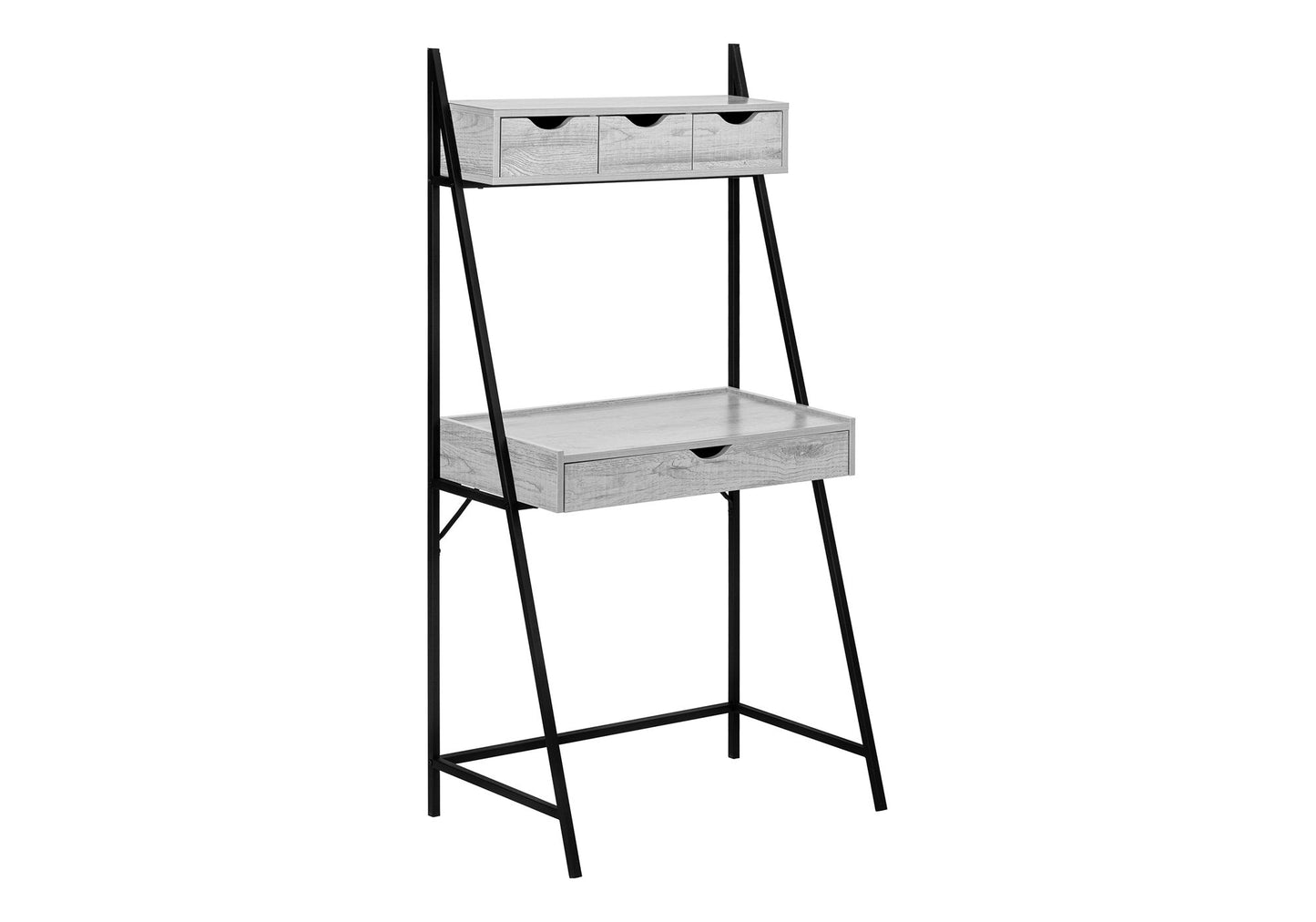 Computer Desk For Home Office, Laptop, Leaning, Storage Drawers, Contemporary & Modern 8th Street
