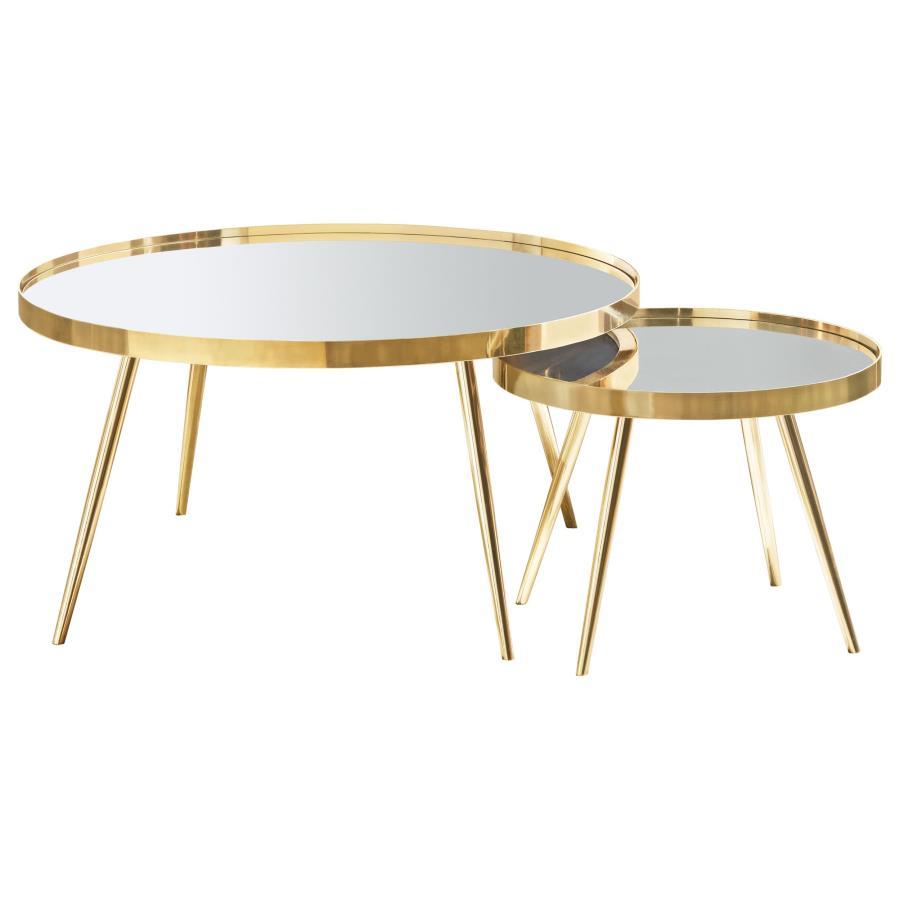 Kaelyn - Round Coffee And End Table Set Coaster Fine Furniture
