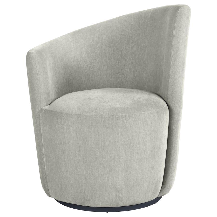 Nueva - Upholstered Swivel Chair Curved Backrest Coaster Fine Furniture