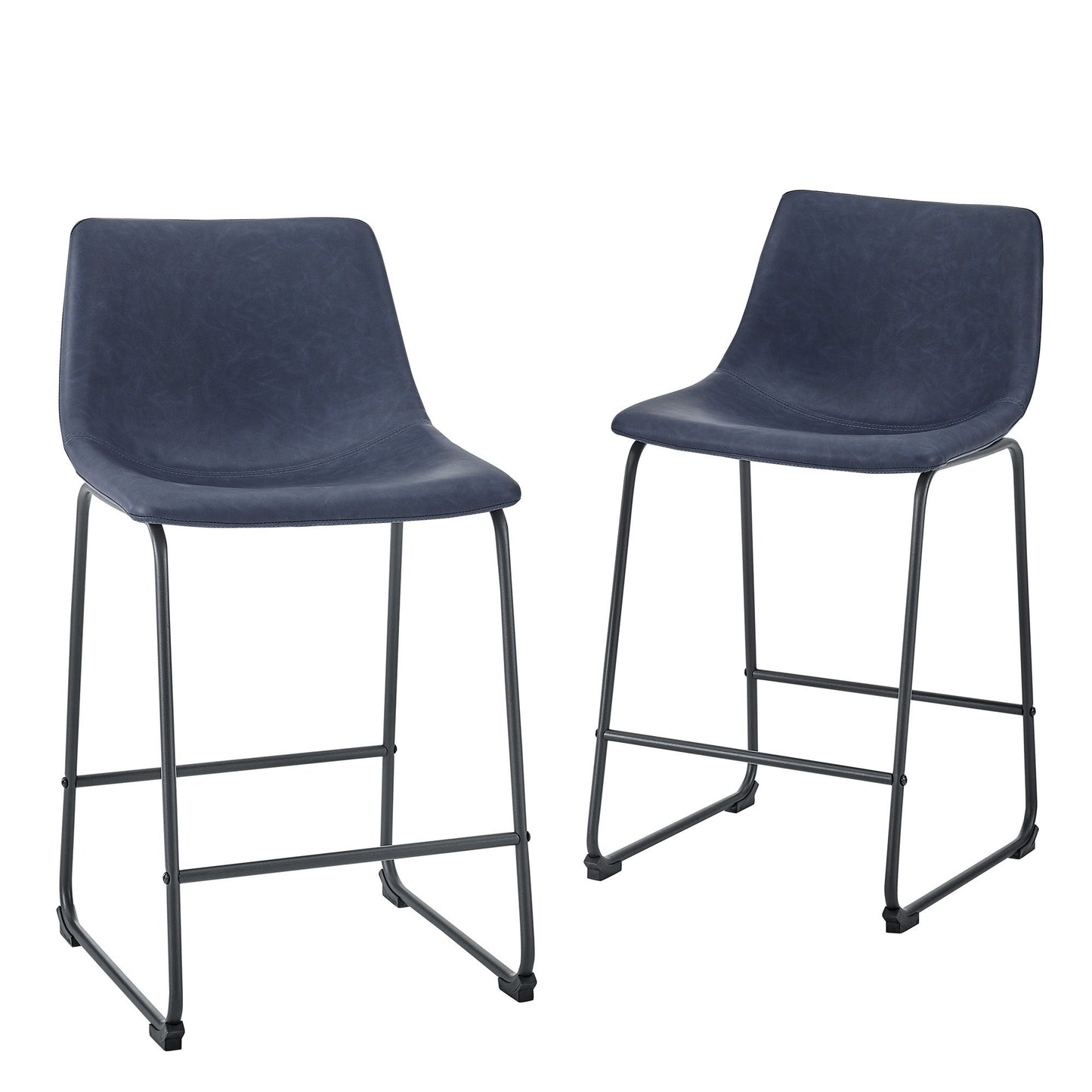 Industrial Counter Stools (Set of 2) Walker Edison