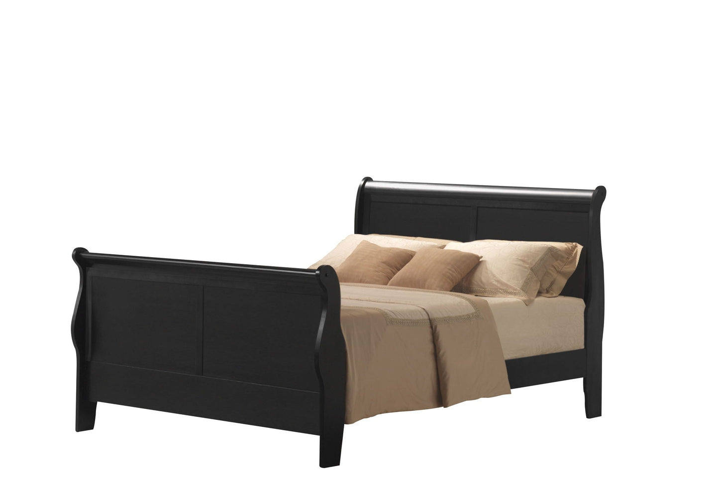 Louis Philippe III - Eastern King Bed - Black Acme