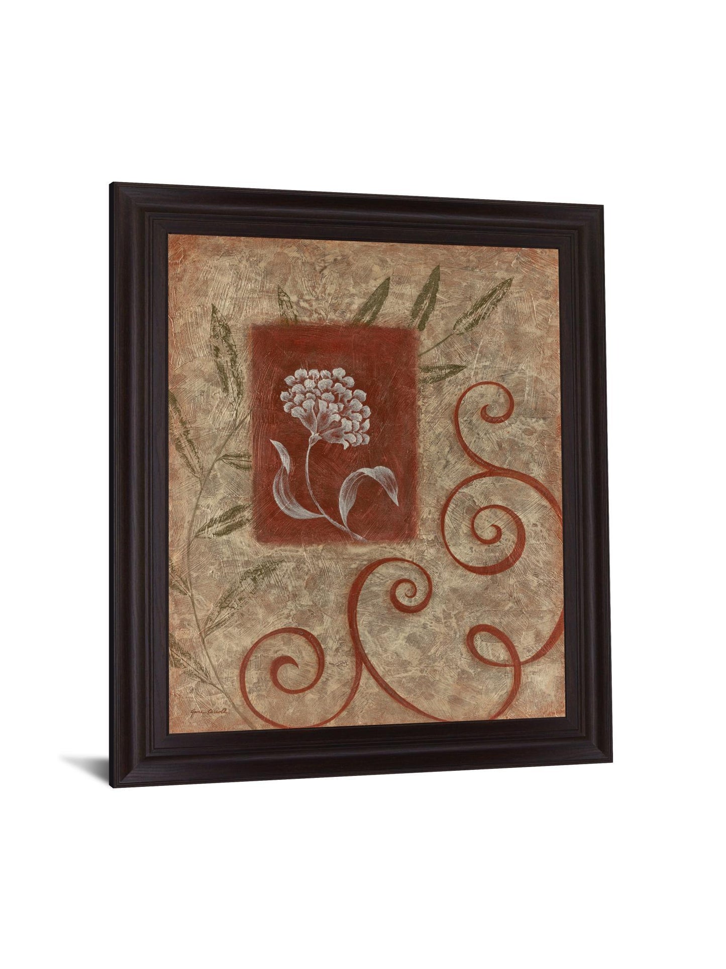 Terra Scrolls - 28" x 34" Framed Wall Art Classy Art