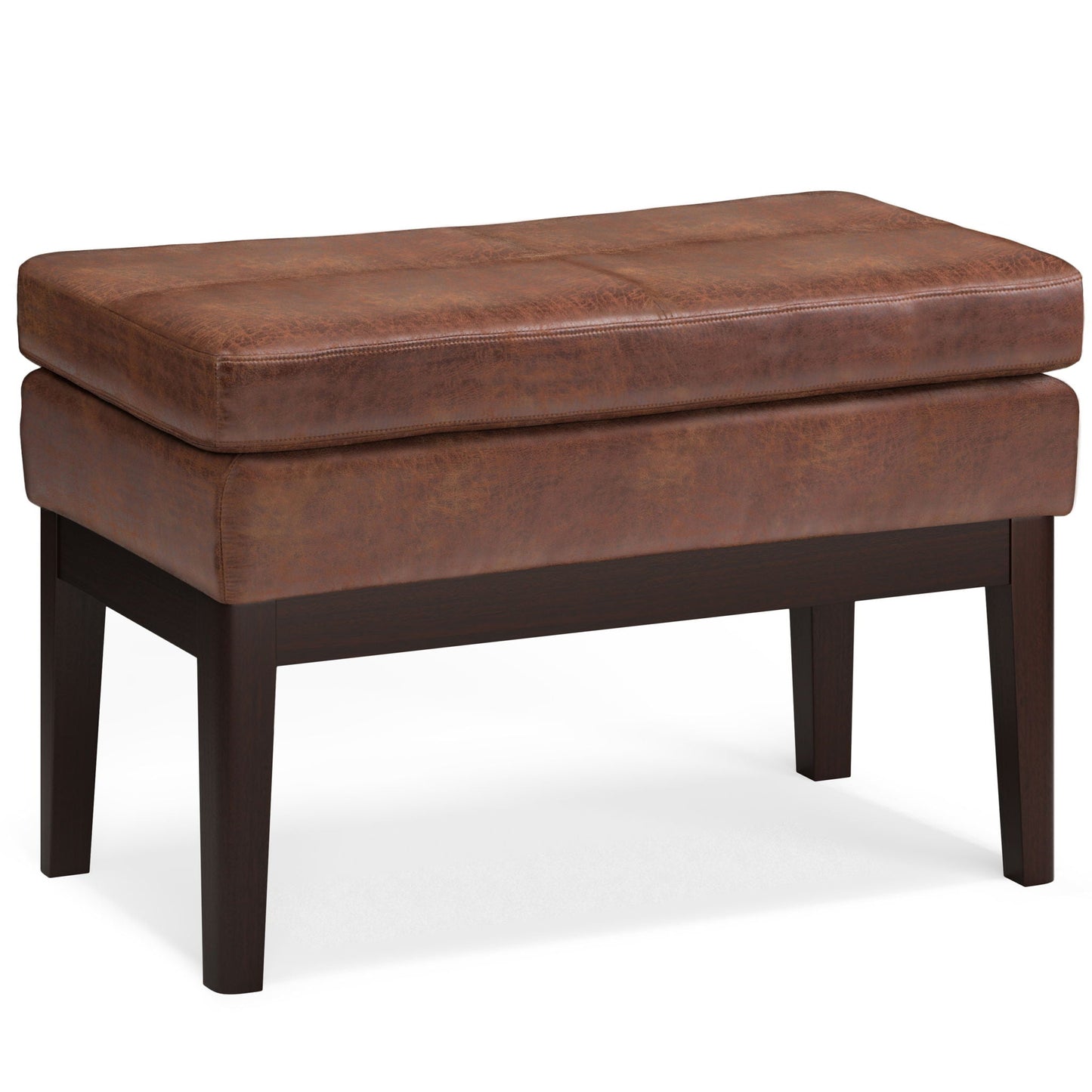 Carlson - Ottoman Bench, Mid Century Design Simpli-Home