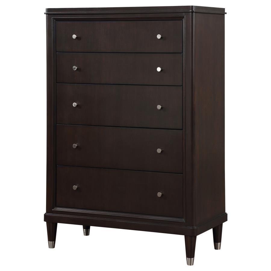 Emberlyn - 5-Drawer Bedroom Chest - Brown Coaster Fine Furniture