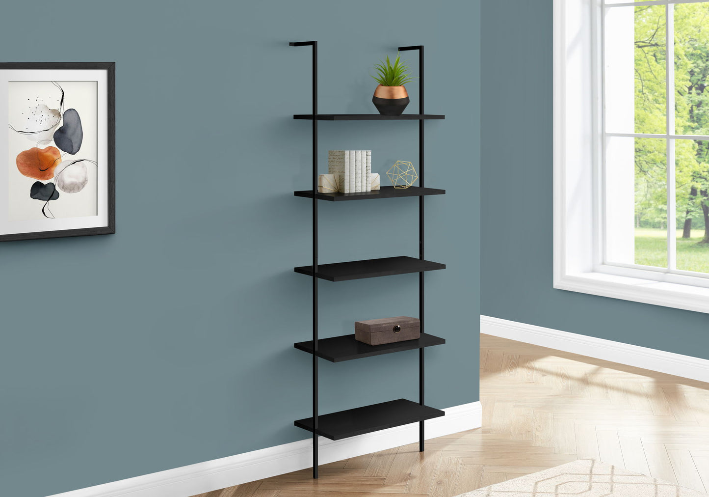 Etagere Bookcase Ladder 5 Tier For Office 8th Street