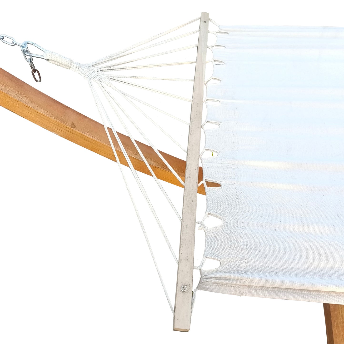 Person Hammock With Stand Set For Indoor Outdoor Standalone - Beige Home Essentials