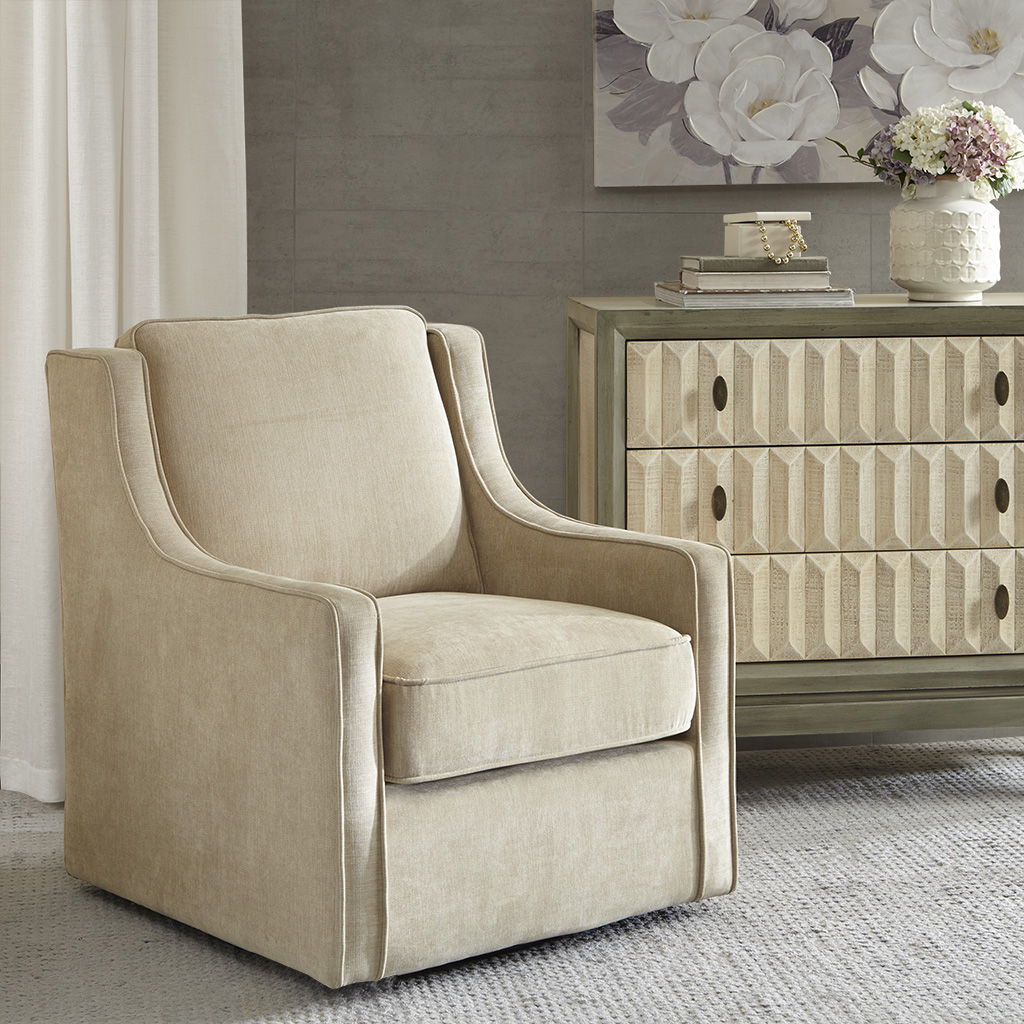 Harris - Swivel Chair - Cream Madison Park