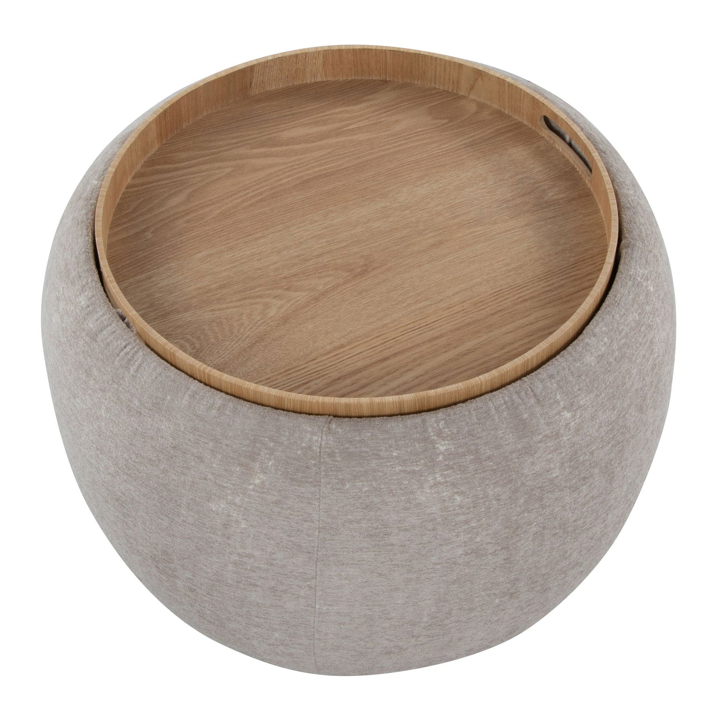 Tray - Pouf Contemporary Ottoman Lumi Source